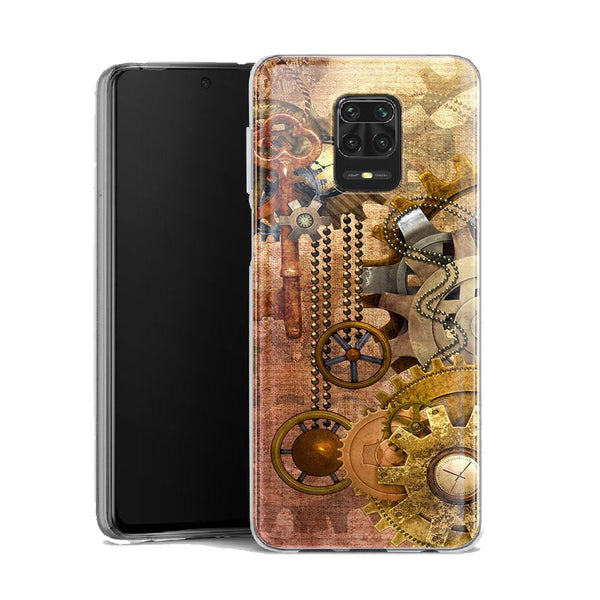 Coque pour Xiaomi Note 9 Steampunk | Housse Silicone, Etui Antichoc / Vintage - XIAOMI REDMI NOTE 9 PRO